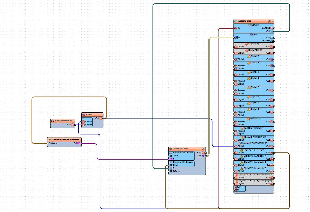 In Visuino: ​Connecting Components