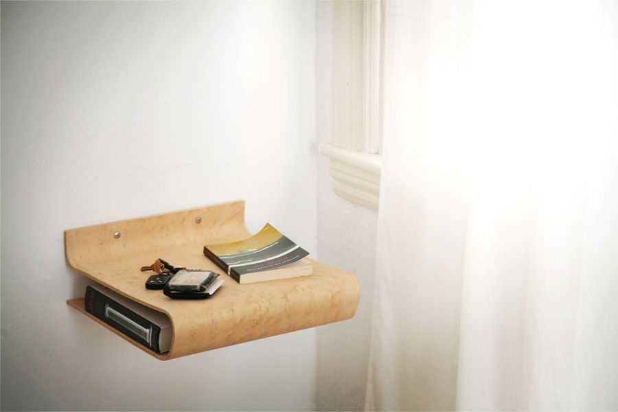 Bent Plywood Night Stands