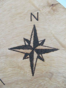 Pirate Map Platter (large Dia Turning and Basic Pyrography) 