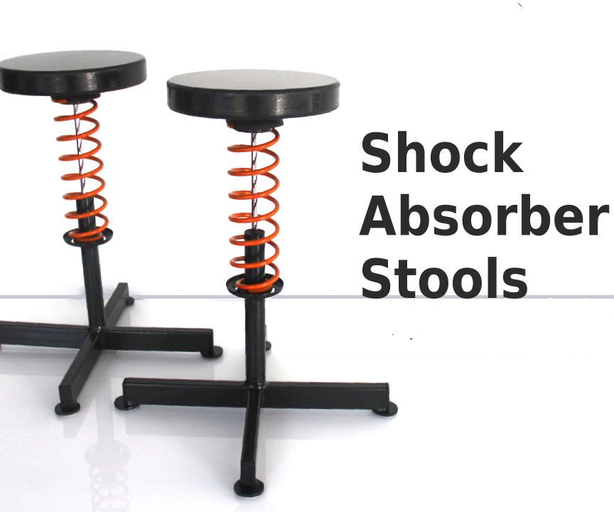 Shock Absorber Stools 18 Steps (with Pictures) Instructables