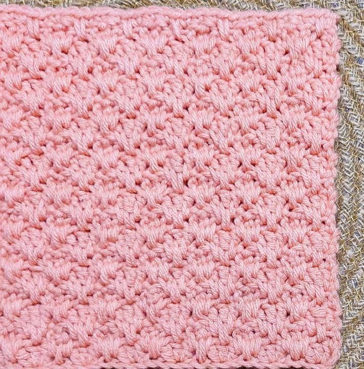 Easy Crochet Textured Washcloth Pattern