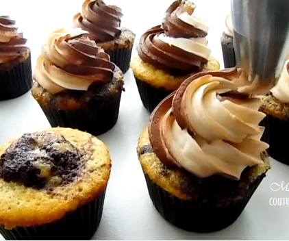 Marble Swirl Cupcakes