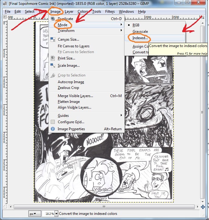 How To Draw Comics With Gimp