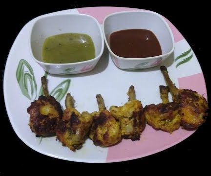 Chicken Lollipop in a Healthy Way.