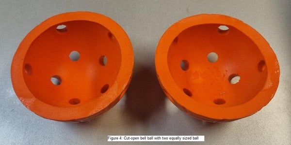 3D Part Printing + Cutting Ball Open