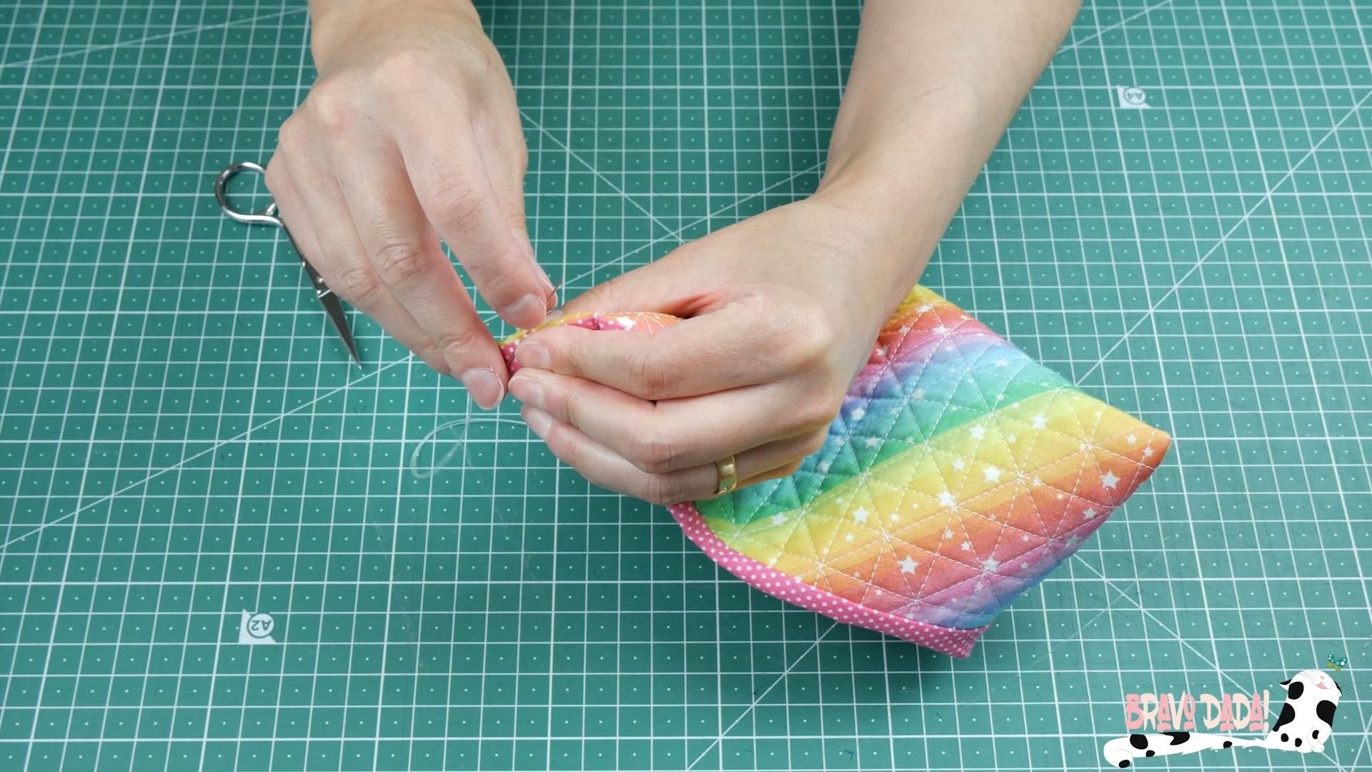 DIY How to Make a Quilted Electronic Device Pillow Stand + Fabric