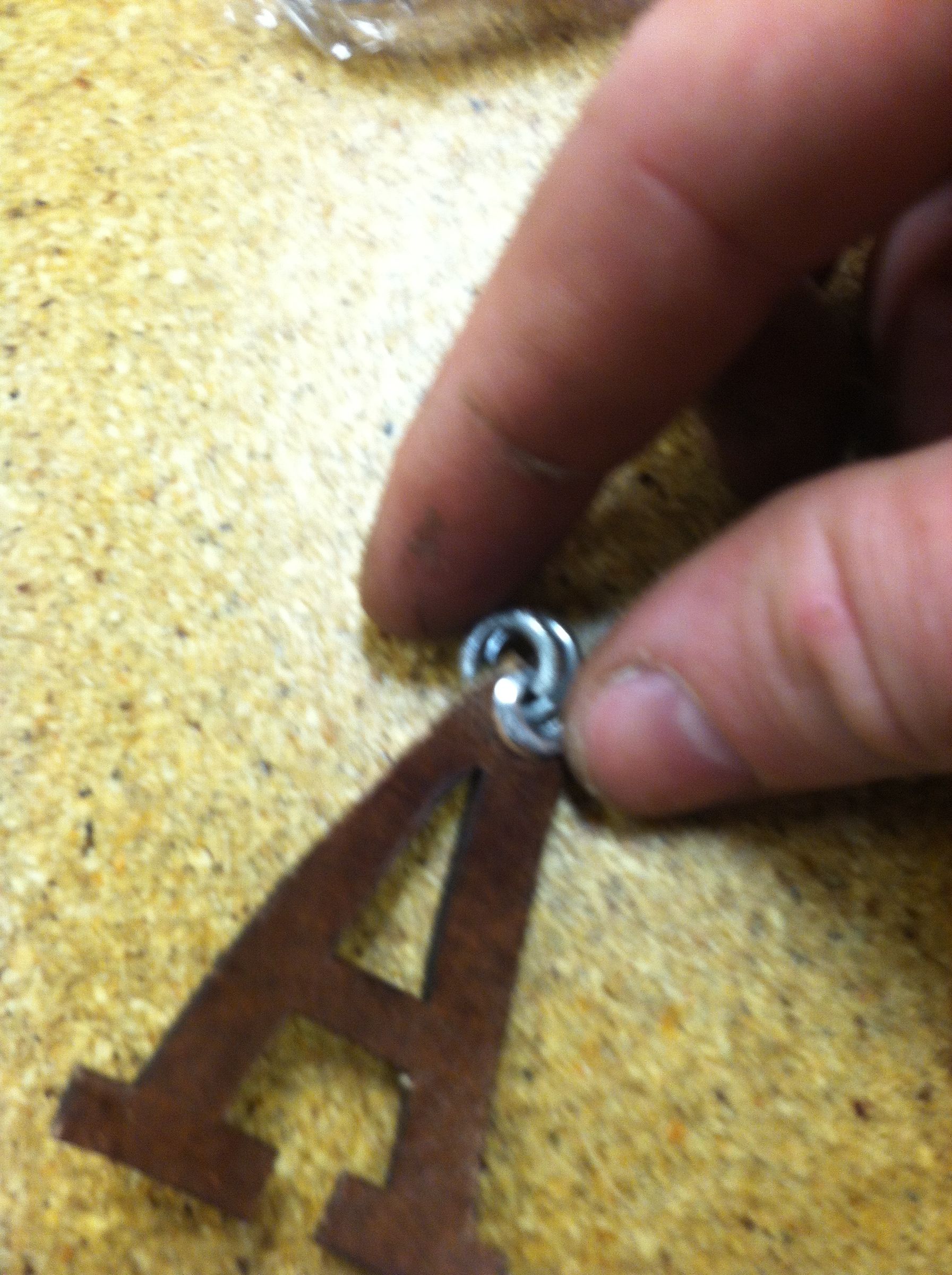 Monogram Key Chain - How to Make Your Wife Happy, Part. 1