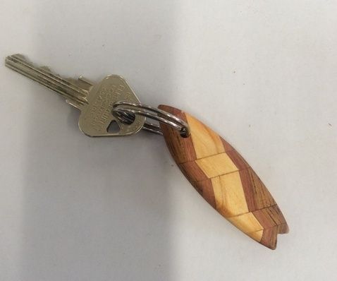 How to How Make a Segmented Surfboard Keychain