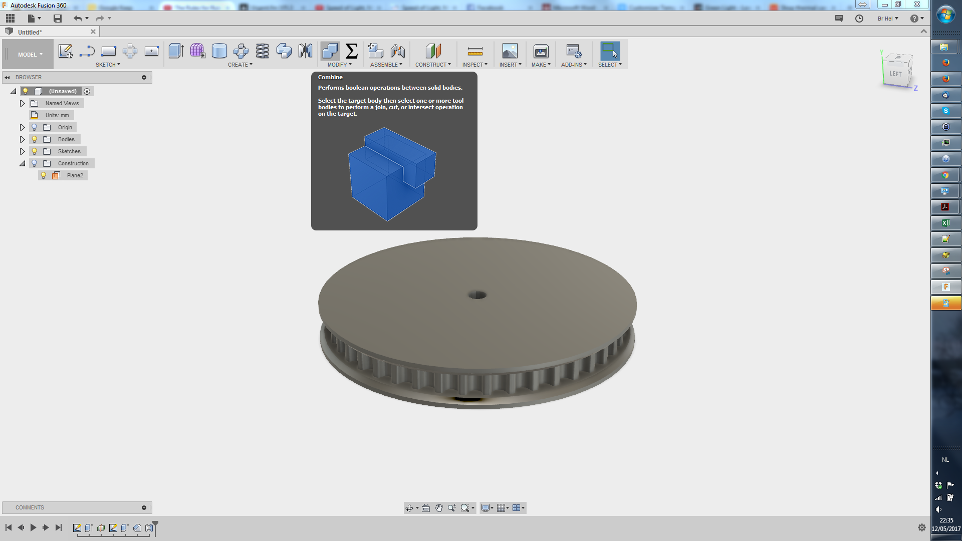 Design a Parametric Pulley (DXF / STL) 3 Steps Instructables