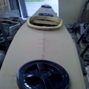Hatches for a skin on frame kayak