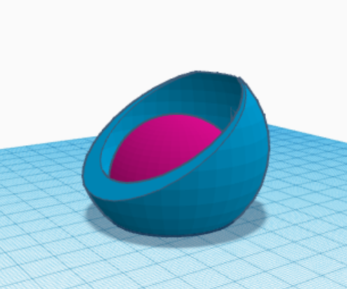 Retro Ball Chair Design - Tinkercad