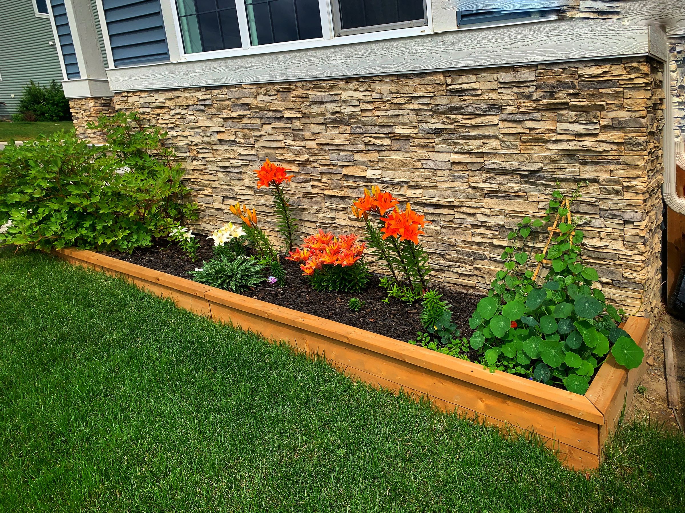 Raised Flower Beds Against House The Best Materials For Raised Garden
