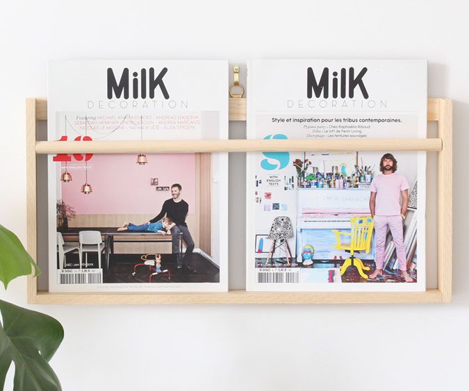 THE DIY MAGAZINE SHELF