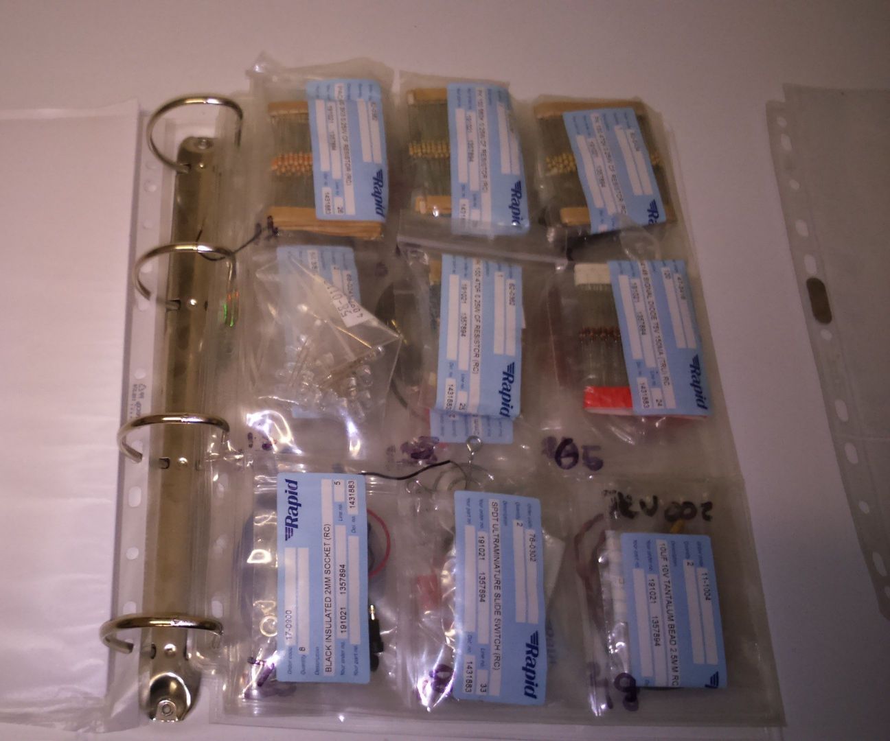 Electronics Components Storage