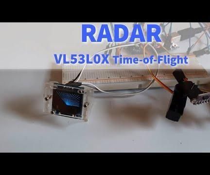 RADAR Lidar System VL53L0X Laser Time-of-Flight