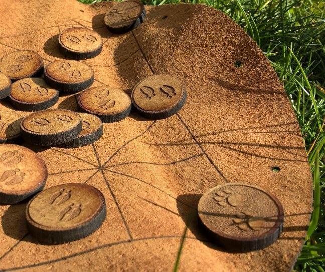 Portable Bagh-Chal Boardgame