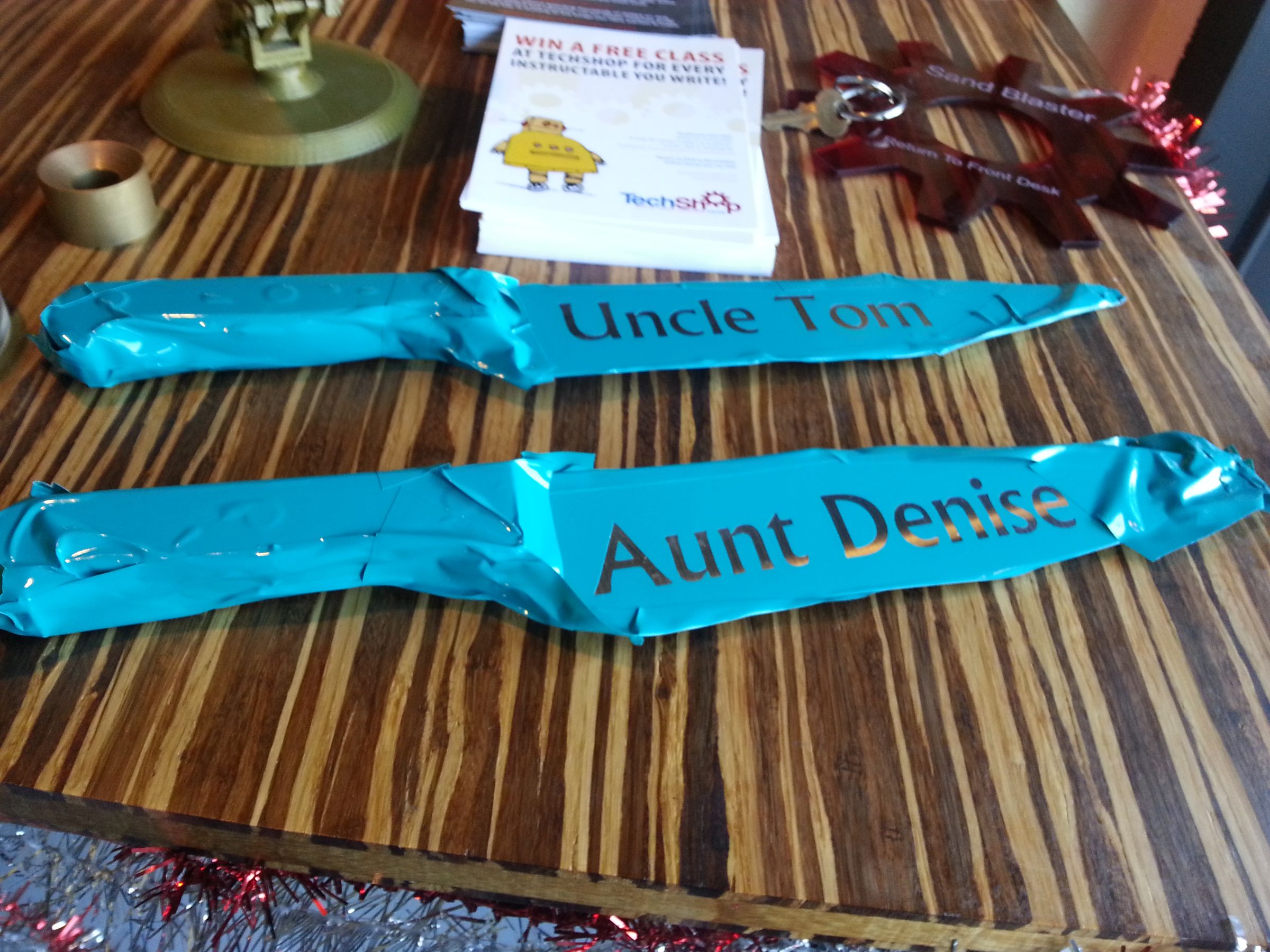 Sandblasted Etching!