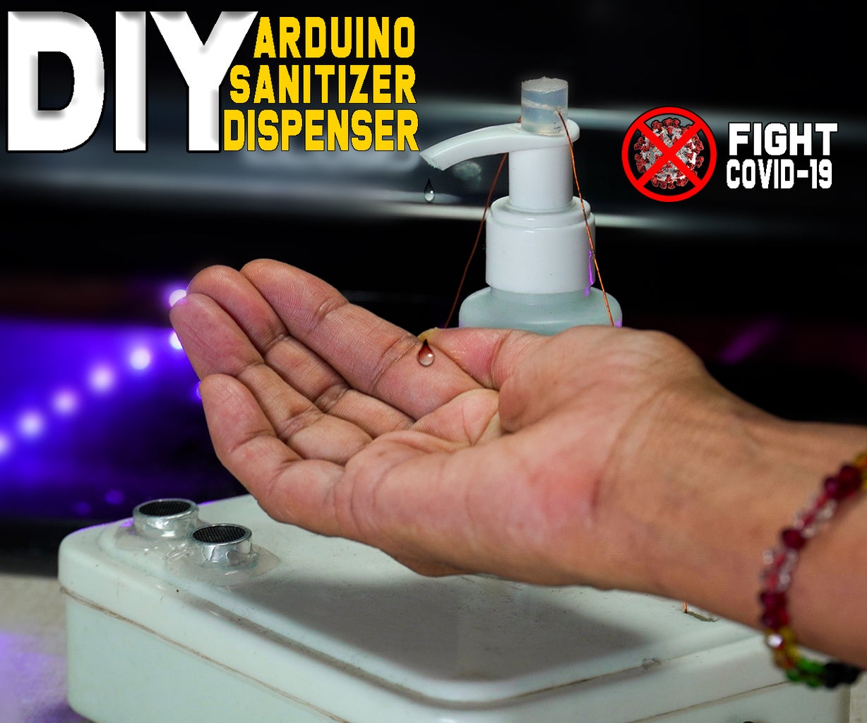 DIY Hand Sanitizer Dispenser Using Arduino : 14 Steps (with Pictures ... Circuit Diagram