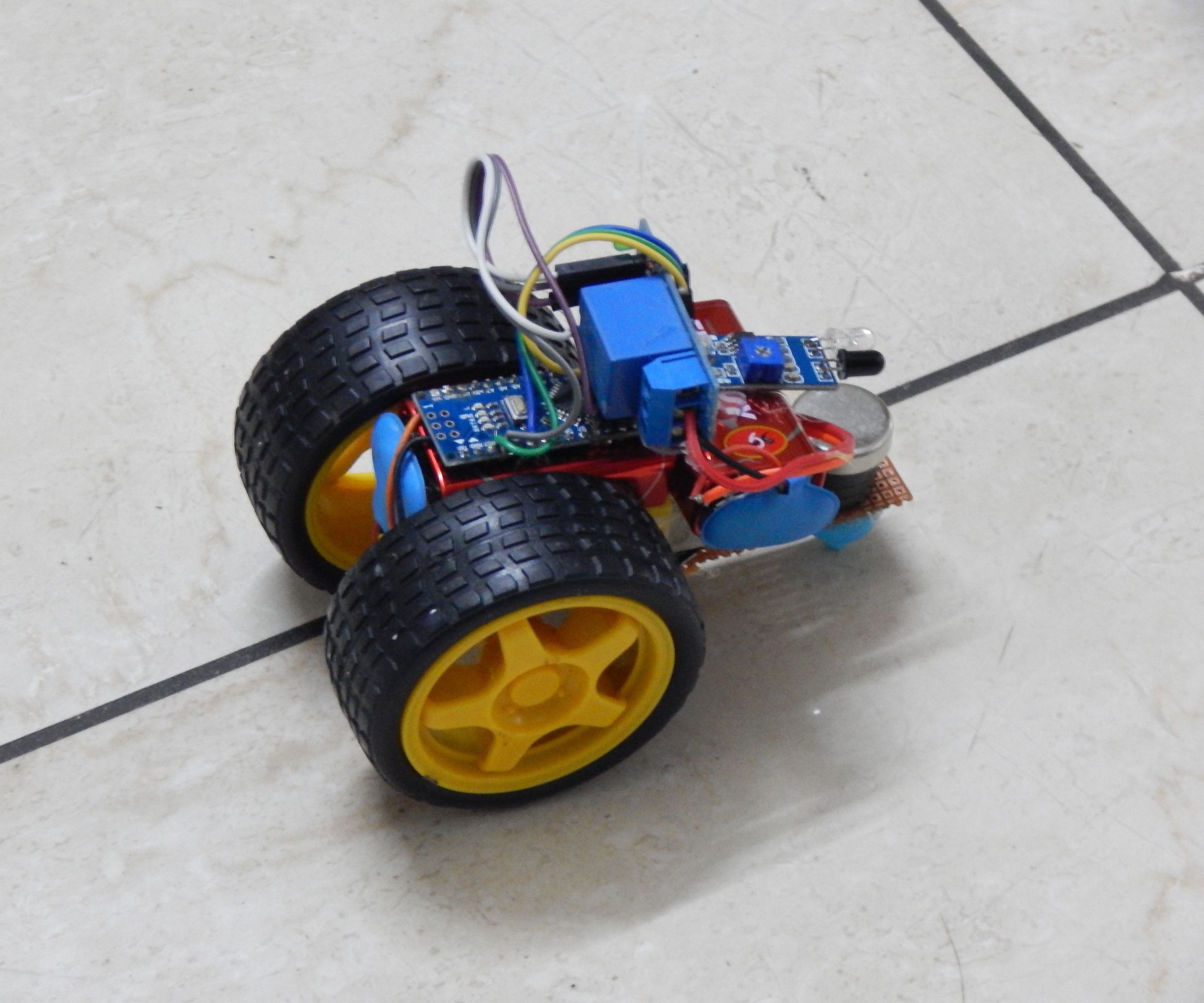 Tiny Hand Follower Robot