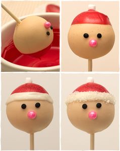 Santa Christmas Cake Pops : 5 Steps (with Pictures) - Instructables