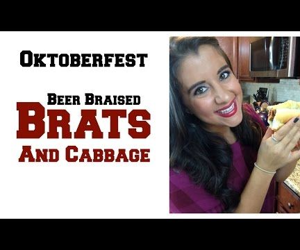 Oktoberfest Beer Braised Brats & Cabbage