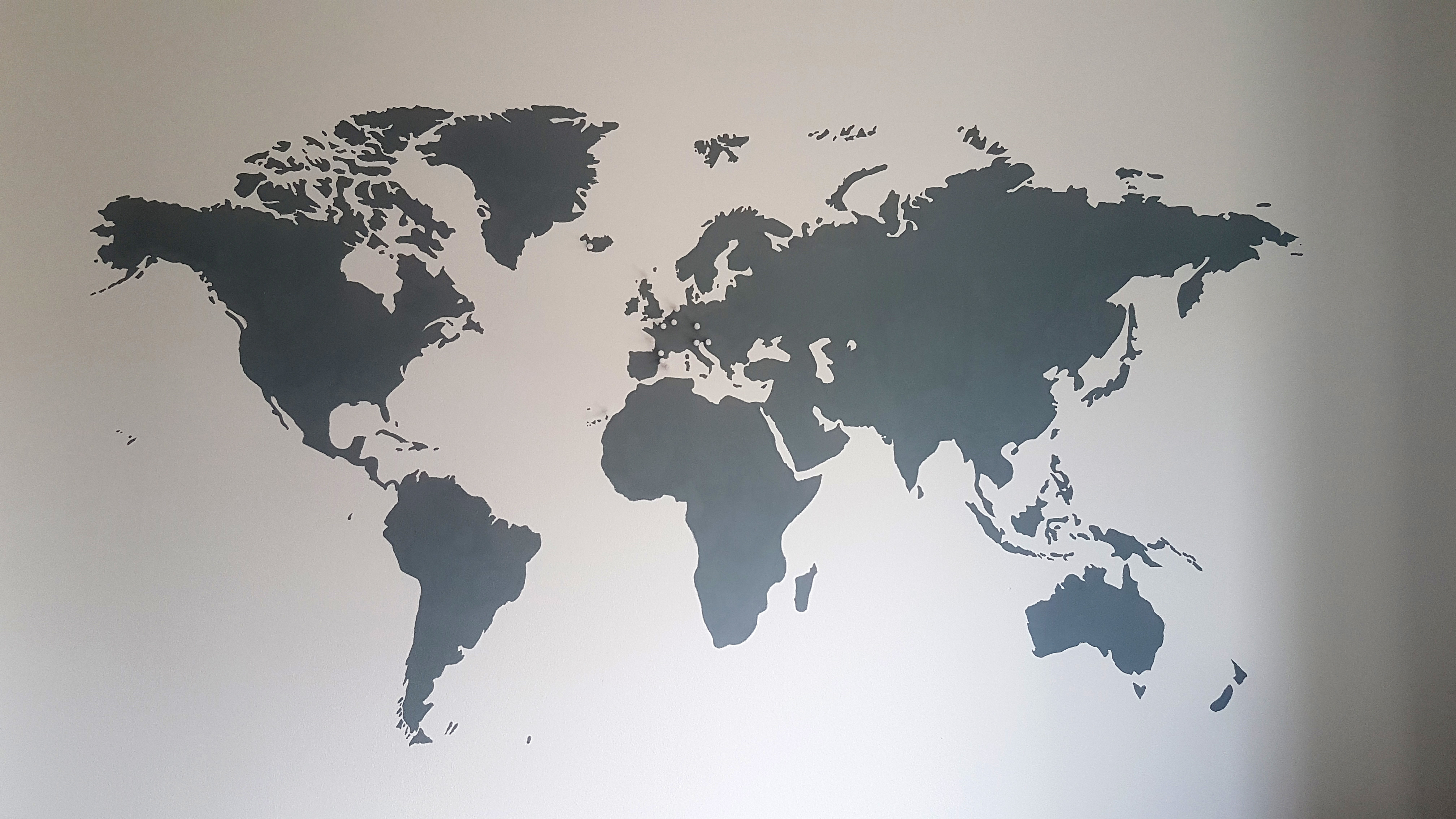 Modern Wall Travel Map 4 Steps With Pictures Instructables FHFG2SCKCUIU6XS