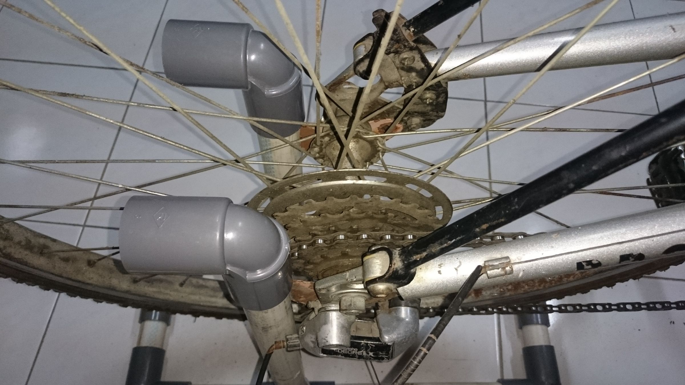 PVC Bike Wheel Stand : 4 Steps - Instructables