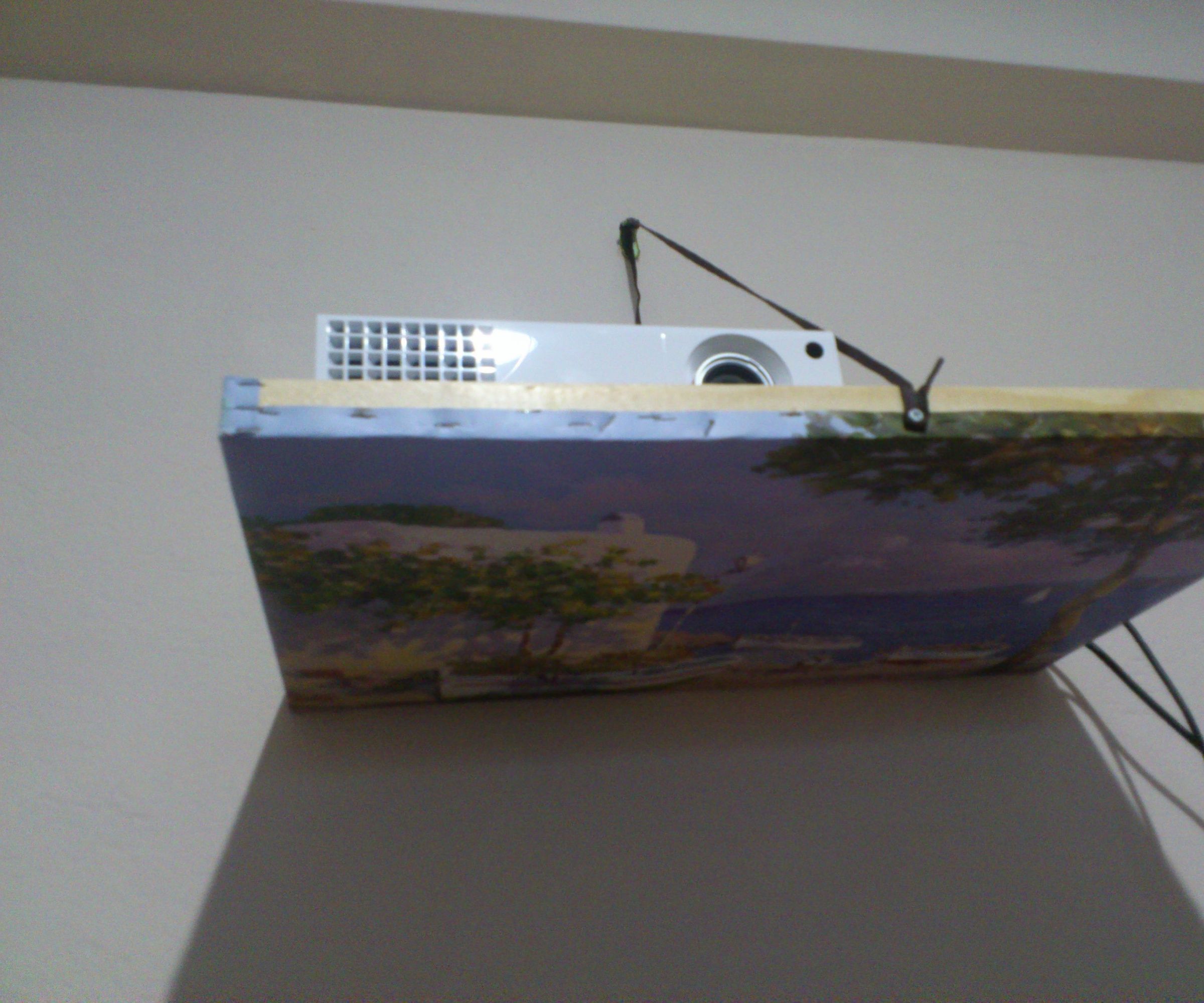Hidden Tripod for Home Theater Projection System