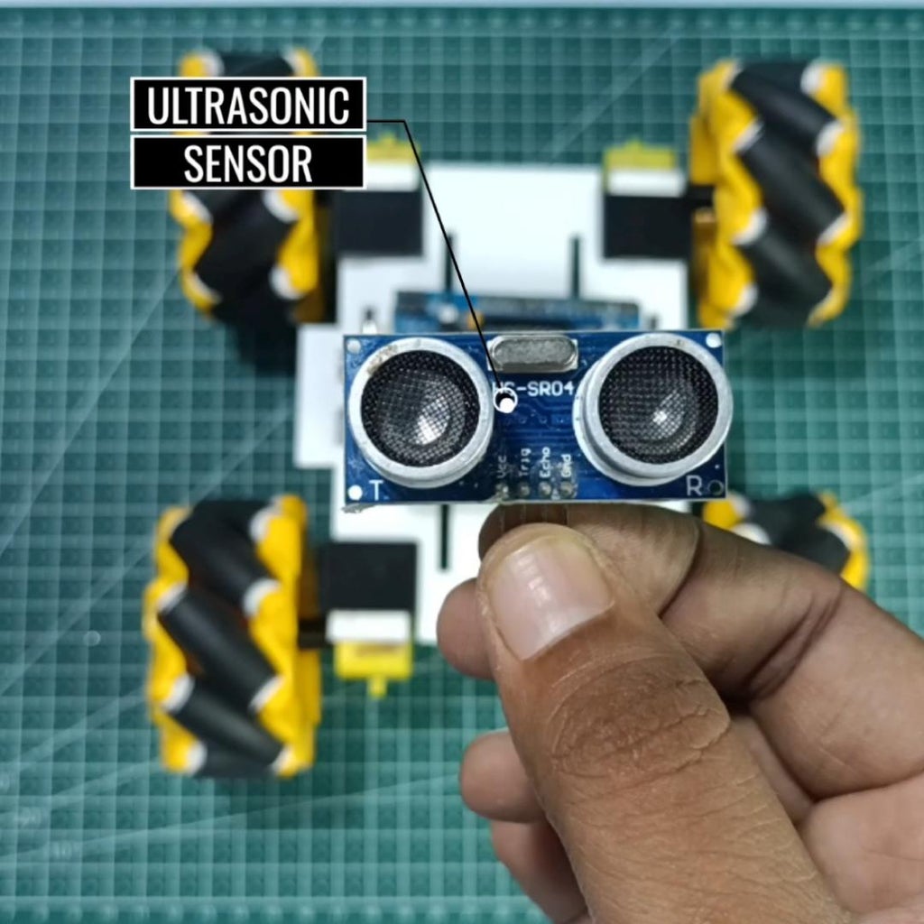 How to Make an Arduino Obstacle Avoiding Car With Mecanum Wheel : 4 ...