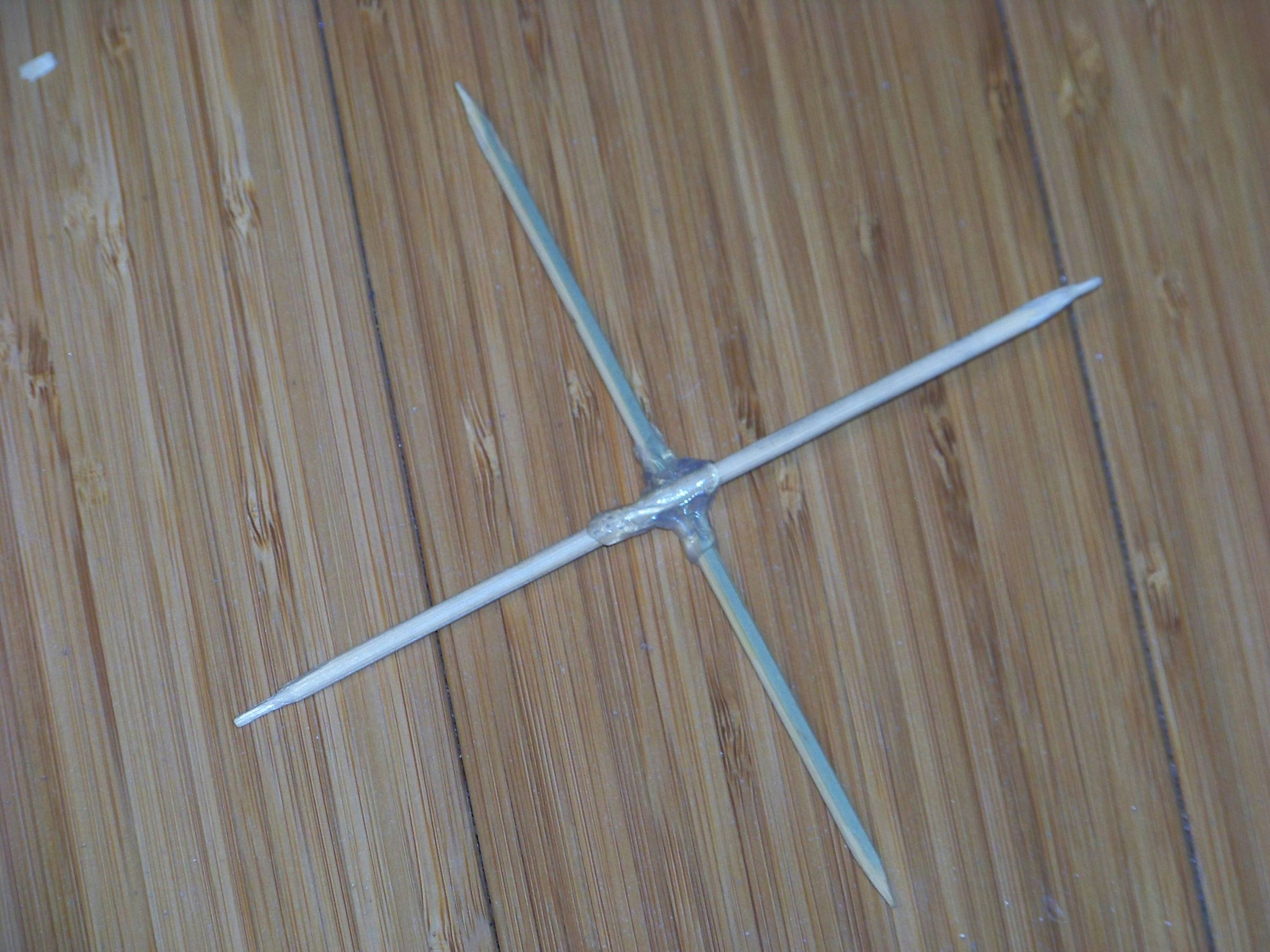 Easy Bamboo Skewer Ninja Star