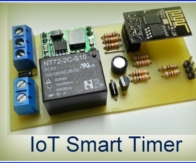 ESP8266-01 IoT Smart Timer for Home Automation