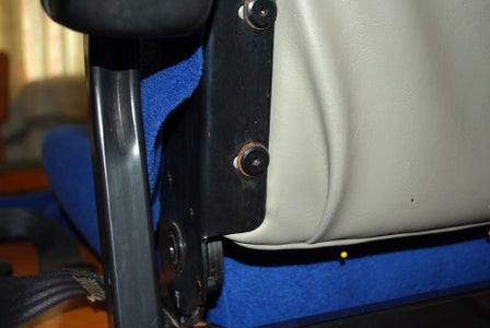 Prepping and Pinning the Seat Back