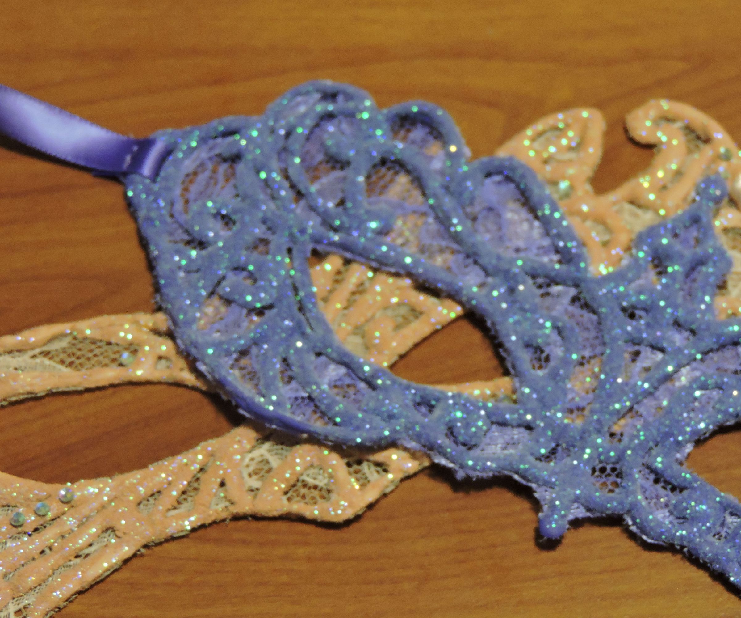 Hot Glue Masquerade Mask