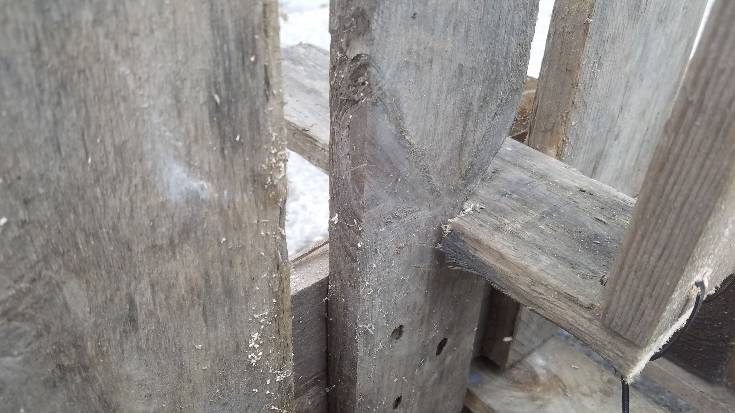 Pedal Operated Hand Sanitiser With Basic Tools, Pallets, Screws and