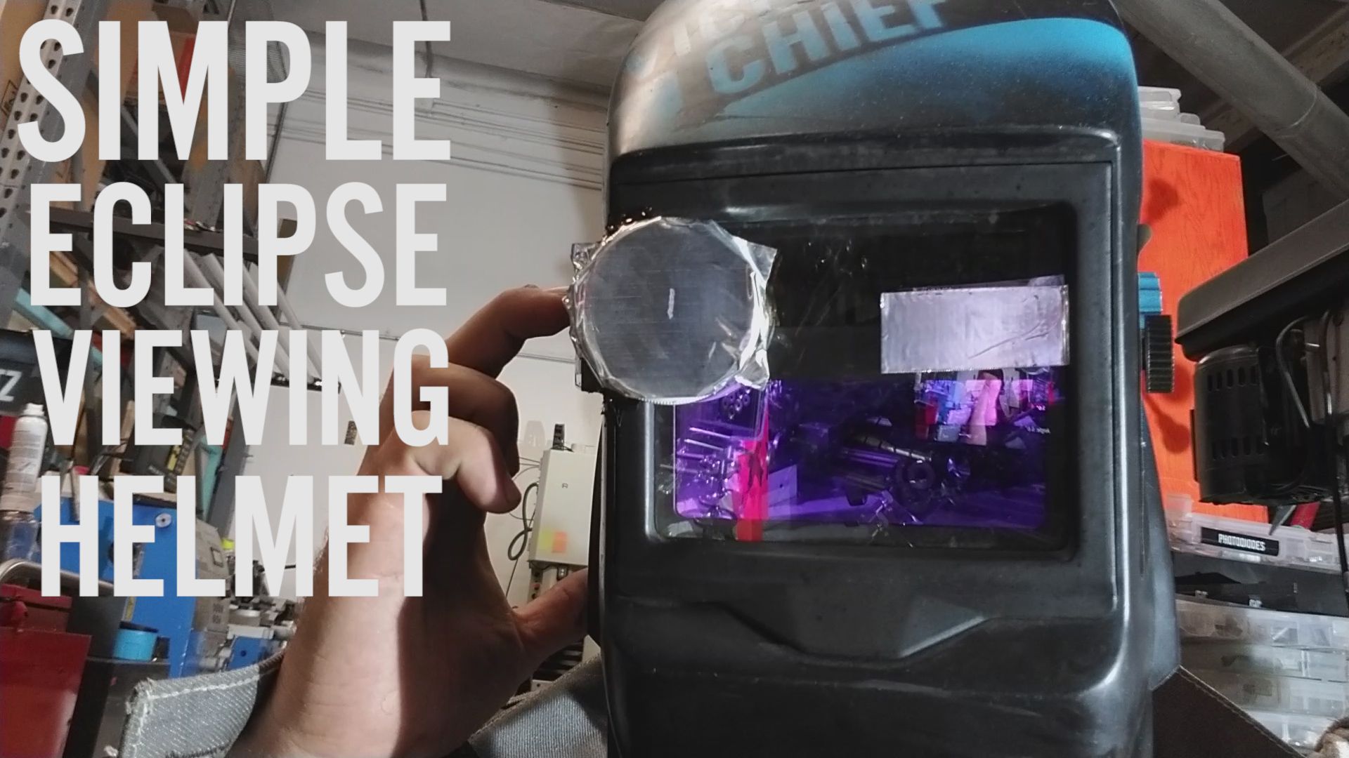 MacGyver a Welding Helmet to View the Solar Eclipse 8 Steps (with Pictures) Instructables