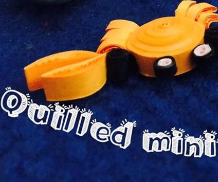 3D Quilled Miniature Crab