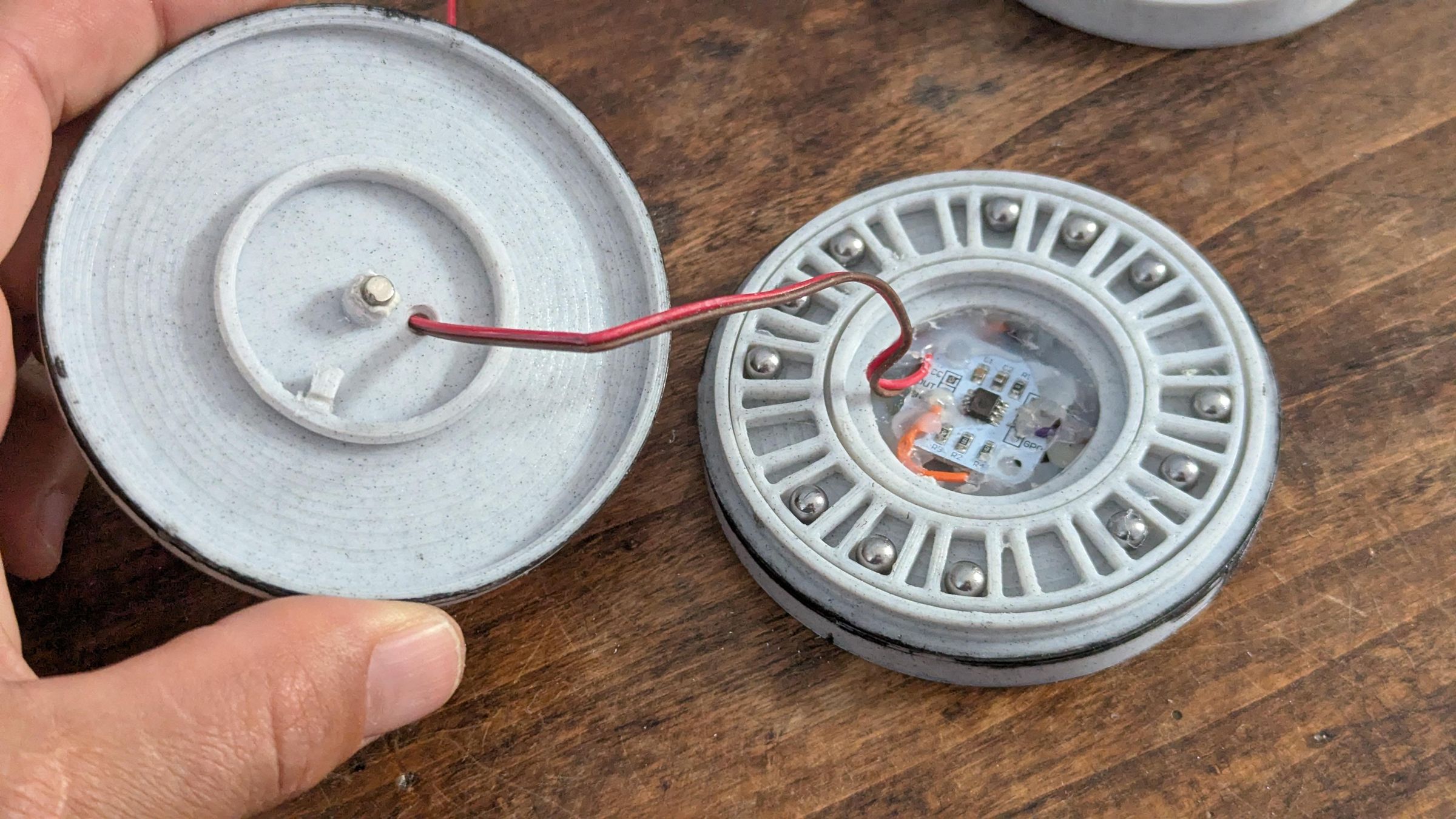 Inserting electronics