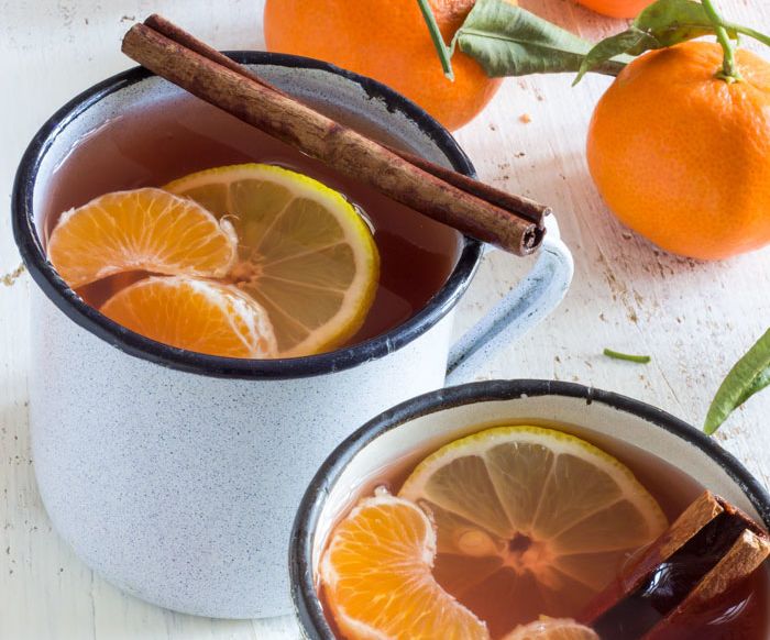 Mulled Mixed Fruit Cider With Mandarins