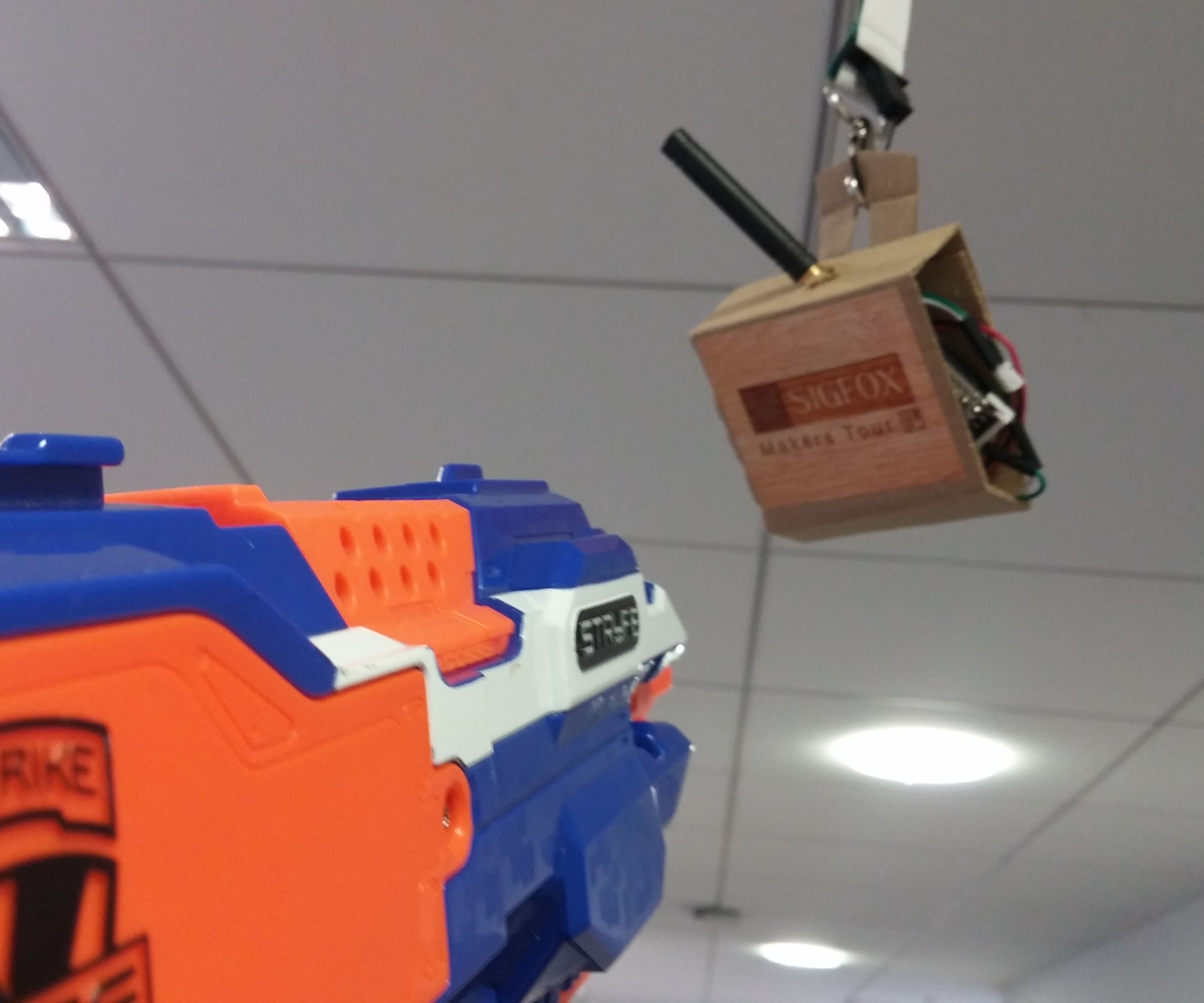 Nerf connected target on steroids