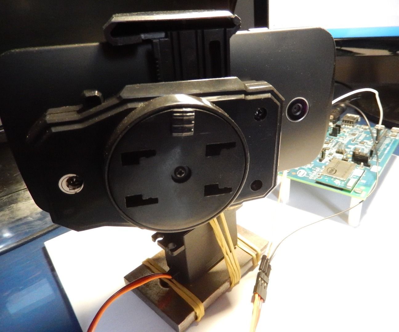 Quick Improvised Face Tracking Camera Using an Intel Edison
