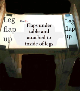 Attach Tabletop to Both Legs