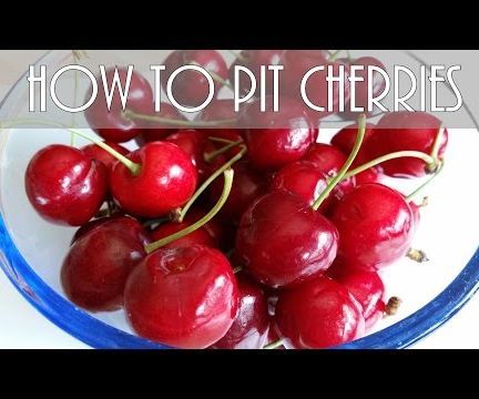 How to Pit Cherries - Life Hack