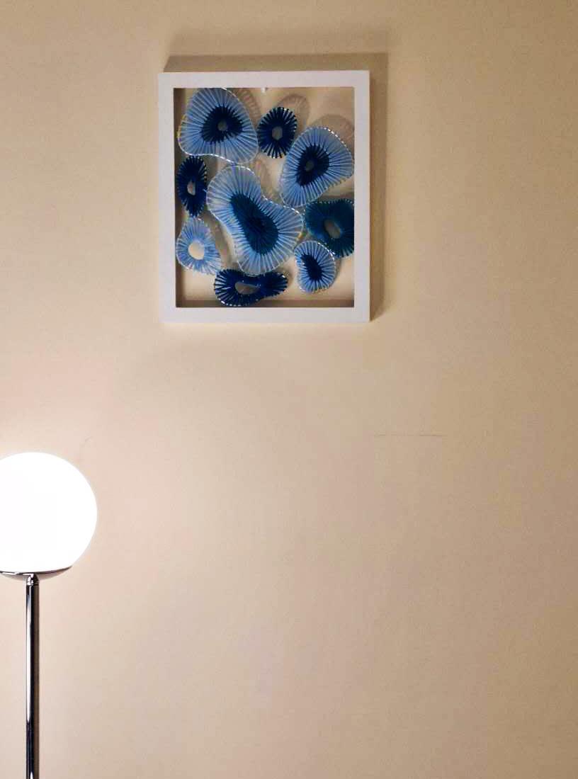 Threaded Halo: a Suspended Symphony of Wire, Light, and Color