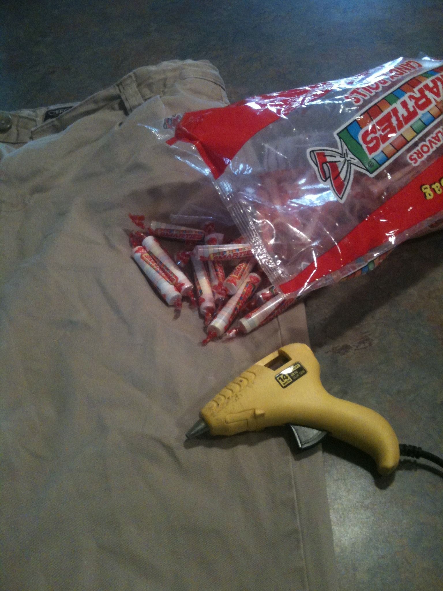 Last Minute Halloween Costume -- Smarties Pants