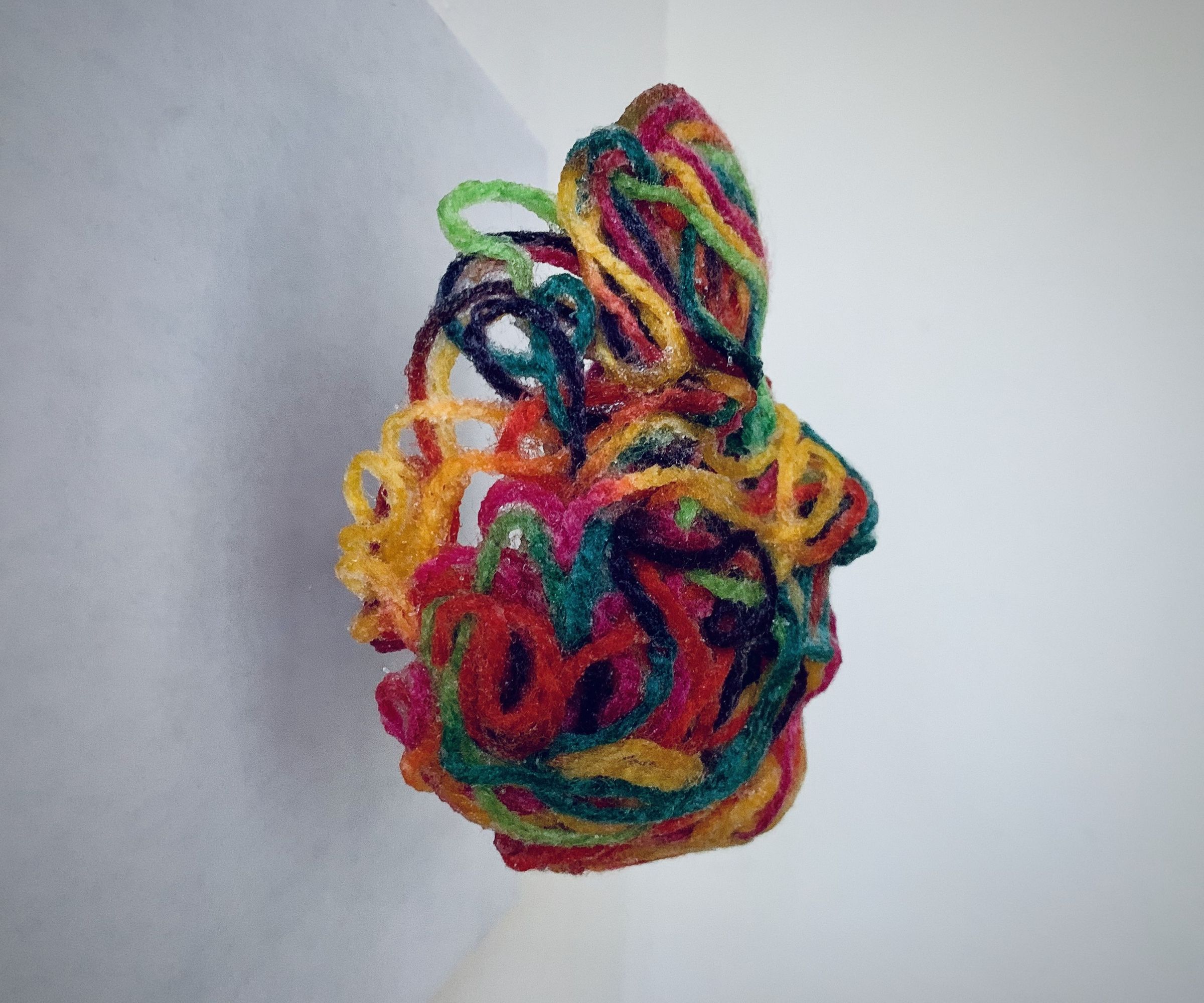 Yarn Suspended Sculpture : Silhouette