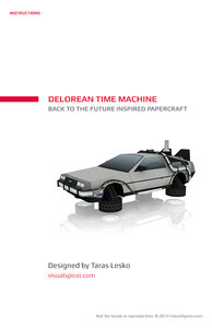 DeLorean BTTF Inspired Papercraft