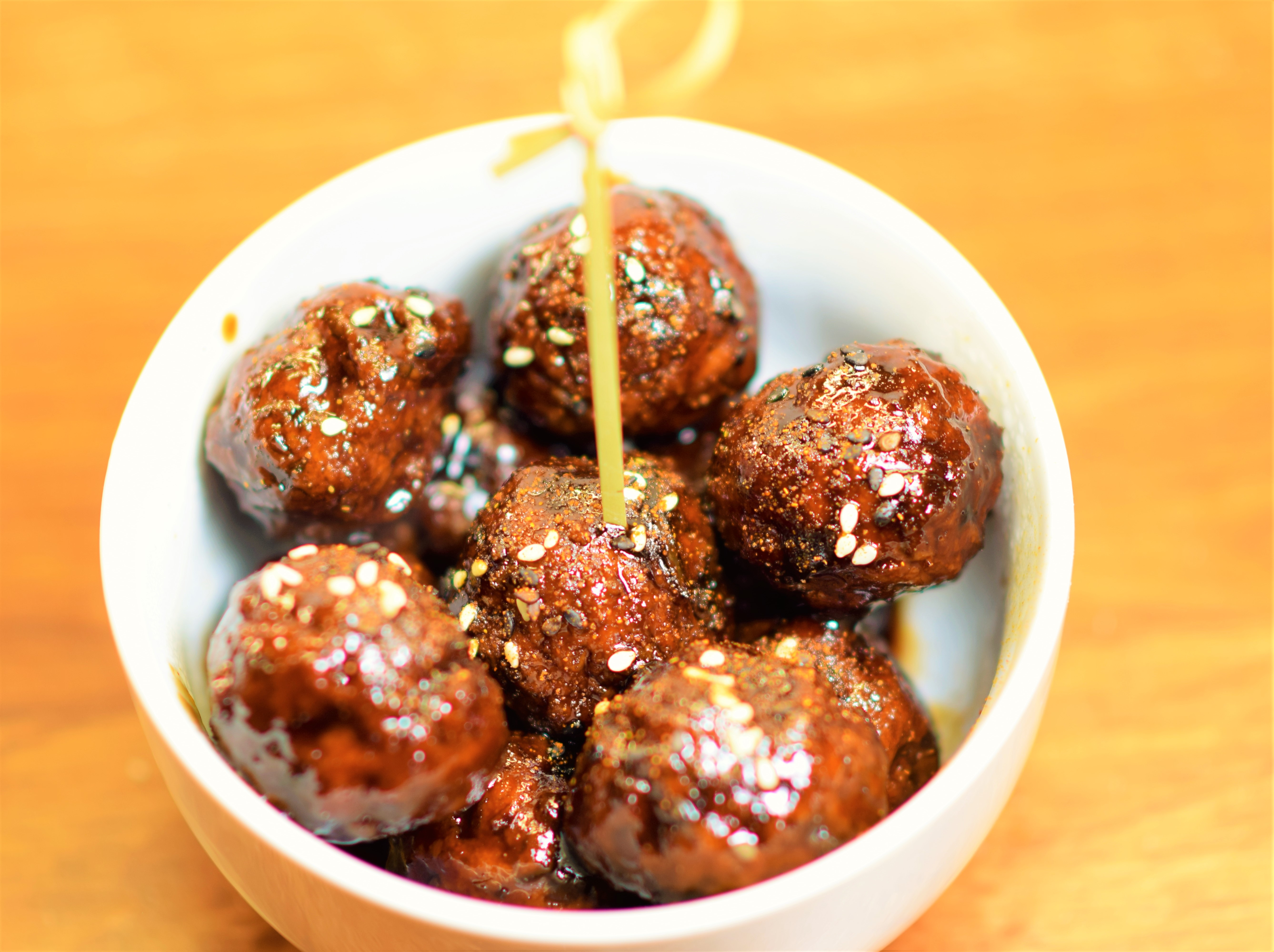 Copycat Noodles and Company Korean BBQ Meatballs 3 Steps (with