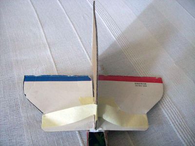 My Cardboard Biplane "KD-1"