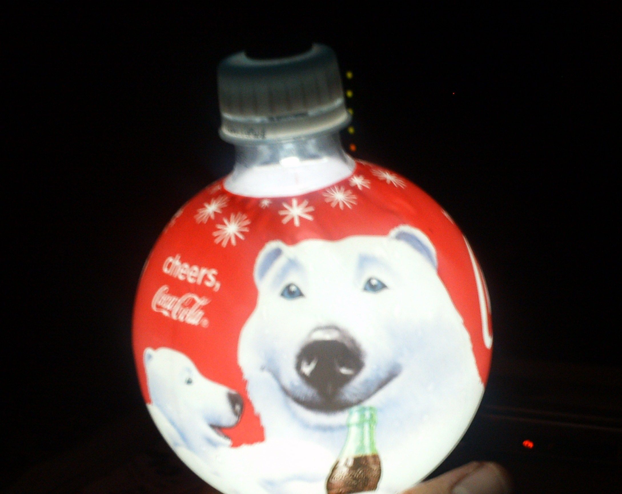 Coca Cola bottle night light.