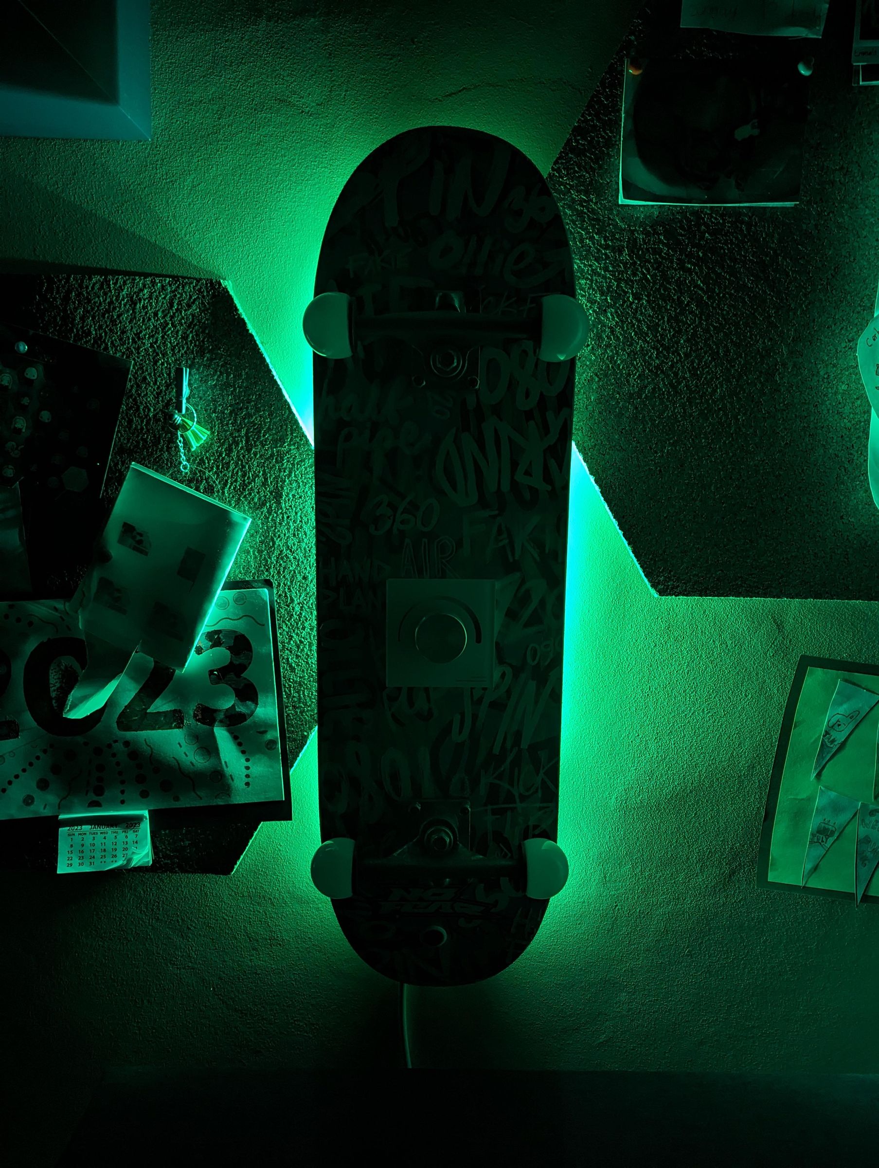 Skateboard Wall Hanging LED Lamp 9 Steps (with Pictures) Instructables